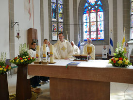 Feierlicher Gründungsgottesdienst der Pfarrei St. Heimerad (Foto: Karl-Franz Thiede)